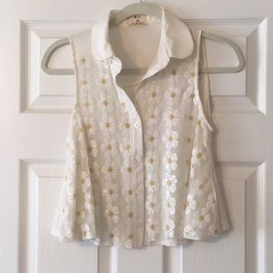 Button up tank top from urban outfitters